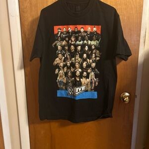 WWE 2018 Summer Tour Men’s Black Graphic T-Shirt Size L